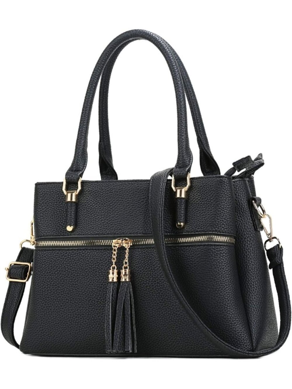 Stylish PU Leather Top Handle Satchel Bag for Women - Chic Purses & Handbags